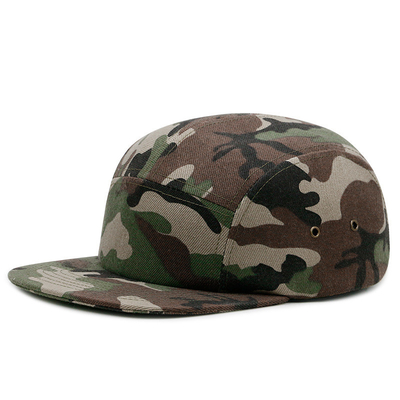 Outdoor Camo Blank 5 Panel Camp Cap Camouflage Gorras Groothandel Camper Hoed voor mannen Vrouwen