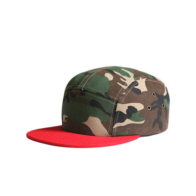 Outdoor Camo Blank 5 Panel Camp Cap Camouflage Gorras Groothandel Camper Hoed voor mannen Vrouwen