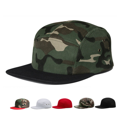 Outdoor Camo Blank 5 Panel Camp Cap Camouflage Gorras Groothandel Camper Hoed voor mannen Vrouwen