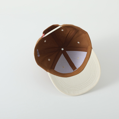 Hoogwaardige kinderen katoen platte rand sport hoed borduur brief kind outdoor snapback cap
