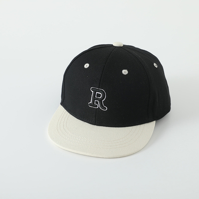 Hoogwaardige kinderen katoen platte rand sport hoed borduur brief kind outdoor snapback cap