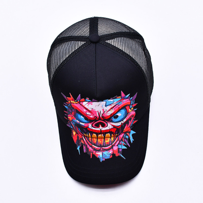 Custom Logo 5 Panel Trucker Cap Groothandel Verstelbare Snapback Trucker Hoed Leverancier