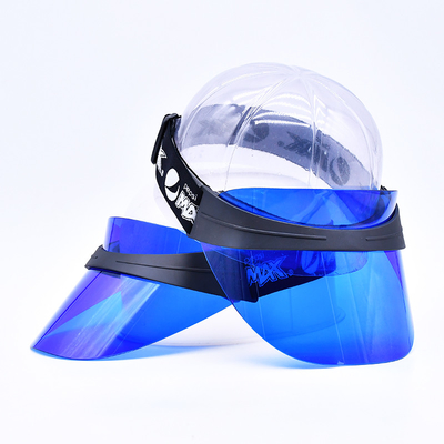 Hoogwaardige PVC-plastic visor caps Custom Transparent Visor Baseball Caps Fabrikanten