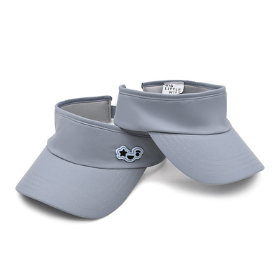 Zomer Outdoor Running Sun Visor Cap Custom Grijs Tennis Visor Hoed voor Golf