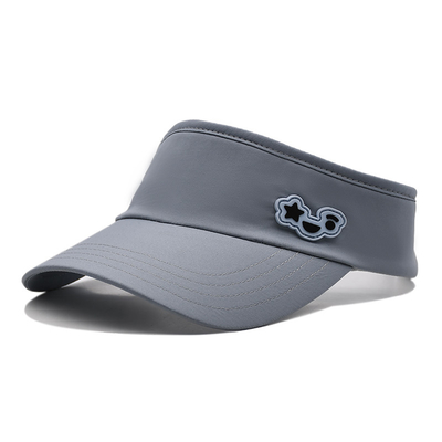 Zomer Outdoor Running Sun Visor Cap Custom Grijs Tennis Visor Hoed voor Golf