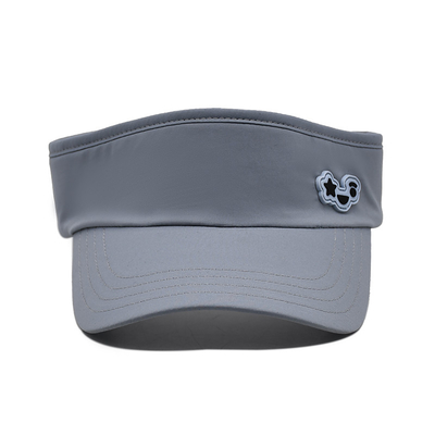 Zomer Outdoor Running Sun Visor Cap Custom Grijs Tennis Visor Hoed voor Golf