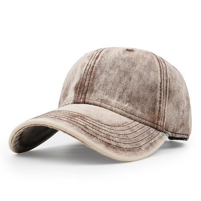 New Custom Logo Unisex Washed Baseball Cap Fashion Cotton Outdoor Casual Men Adjustable Dad Hat