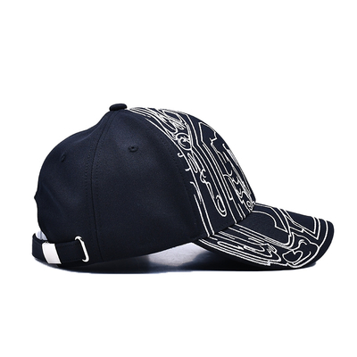 Groothandel Geborduurde Logo Klassieke Baseball Caps Hoeden Aangepaste Verstelbare Sport Baseball Pet met Plastic Achtersluiting
