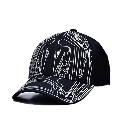 Groothandel Geborduurde Logo Klassieke Baseball Caps Hoeden Aangepaste Verstelbare Sport Baseball Pet met Plastic Achtersluiting