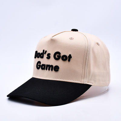 Aanpasbare hoge kwaliteit 3d geborduurd logo sport gorras 5 panel sport originele honkbal cap