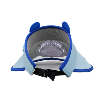 Groothandel Koreaanse Schattige Kleine Beer Kinderen Zonneventilator Hoed Custom Outdoor Jongens Meisjes Zonnebescherming Cartoon Brede Rand Zonnevizier Hoed Cap