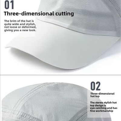 Niet-gestructureerde verstelbare sportpet Custom lichtgewicht hardlooppet voor mannen en vrouwen