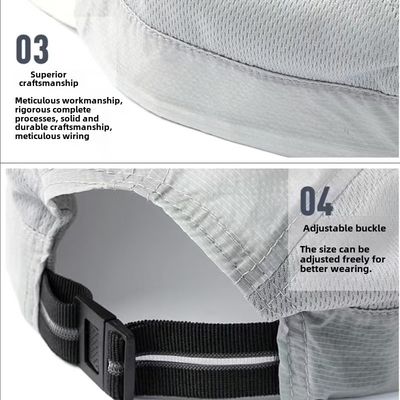 Niet-gestructureerde verstelbare sportpet Custom lichtgewicht hardlooppet voor mannen en vrouwen