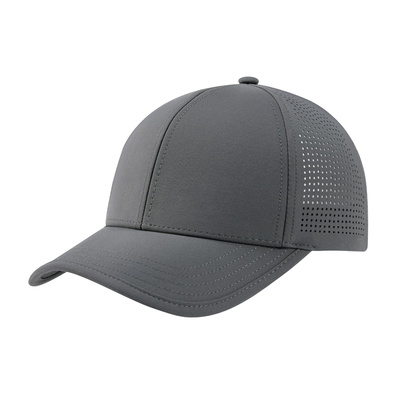 Hoogwaardige 6-paneels mesh ademende pet Baseball Cap Custom Logo Laser Blanco Baseball Hat