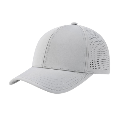 Hoogwaardige 6-paneels mesh ademende pet Baseball Cap Custom Logo Laser Blanco Baseball Hat