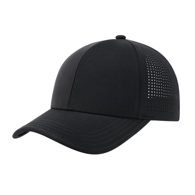 Hoogwaardige 6-paneels mesh ademende pet Baseball Cap Custom Logo Laser Blanco Baseball Hat