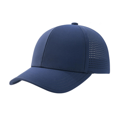 Hoogwaardige 6-paneels mesh ademende pet Baseball Cap Custom Logo Laser Blanco Baseball Hat
