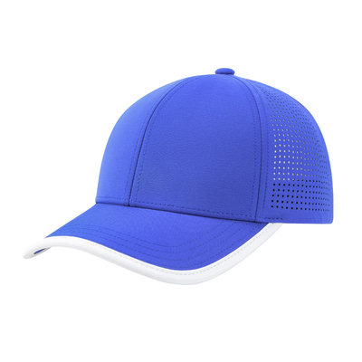 Hoogwaardige 6-paneels mesh ademende pet Baseball Cap Custom Logo Laser Blanco Baseball Hat