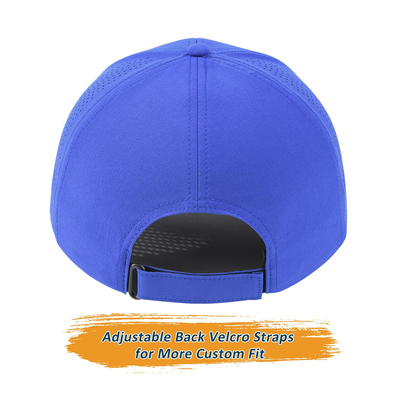 Hoogwaardige 6-paneels mesh ademende pet Baseball Cap Custom Logo Laser Blanco Baseball Hat