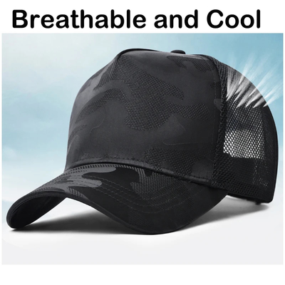 Oversized Plain Baseball Cap voor mannen Vrouwen Custom Design Trucker Mesh Hoed voor Groot Groot Hoofd Modieus voor Sport Casual Scene