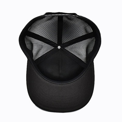 Zwarte Sublimatie Vijf Paneel Trucker Pet Custom Fashion Mesh Snapback 5 Paneel Trucker Cap