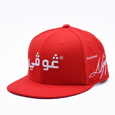 Groothandel Custom 3D Borduurwerk Gorra Baseball Snapback Sports Cap Outdoor Flat Brim 6 Panel Snapback Caps