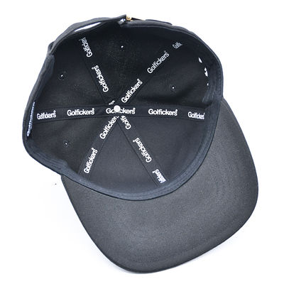 Geborduurde Logo Flat Brim Sport Hip Hop Snapback Pet Baseball Cap voor Heren