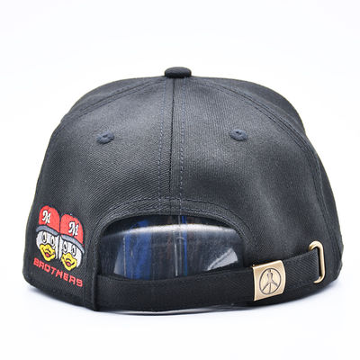 Geborduurde Logo Flat Brim Sport Hip Hop Snapback Pet Baseball Cap voor Heren