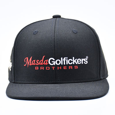 Geborduurde Logo Flat Brim Sport Hip Hop Snapback Pet Baseball Cap voor Heren