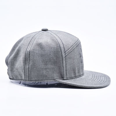 Custom 7 Panel Snapback Cap Borduurwerk Structured Gorras vlakke rand Snap Back Hoed