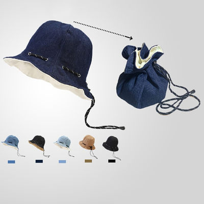 Warm verkoop Visserhoed Groothandel Lente- en zomerkleding in zak omdraaien Katoen volwassen Unisex eenvoudige omkeerbare emmerhoeden