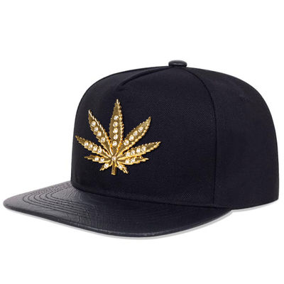 Nieuwe volwassenen 6 paneel snapback cap Custom twee-ton platte rand snapback cap