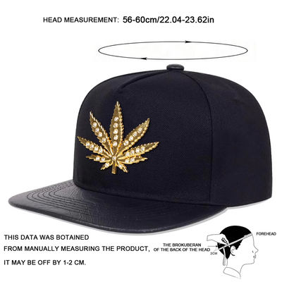 Nieuwe volwassenen 6 paneel snapback cap Custom twee-ton platte rand snapback cap