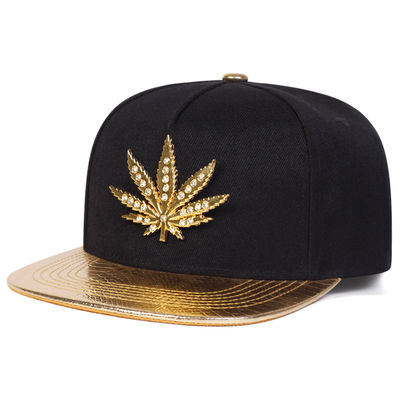 Nieuwe volwassenen 6 paneel snapback cap Custom twee-ton platte rand snapback cap
