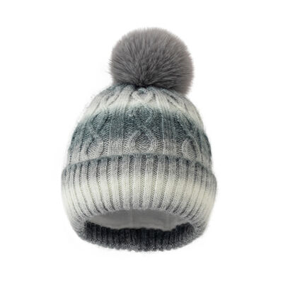 OEM gebreide bonnetjes hoeden Acryl polyester wol Merino stijl bonnet aanpasbaar Warm Comfortabel winter hoofdstuk