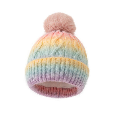 OEM gebreide bonnetjes hoeden Acryl polyester wol Merino stijl bonnet aanpasbaar Warm Comfortabel winter hoofdstuk
