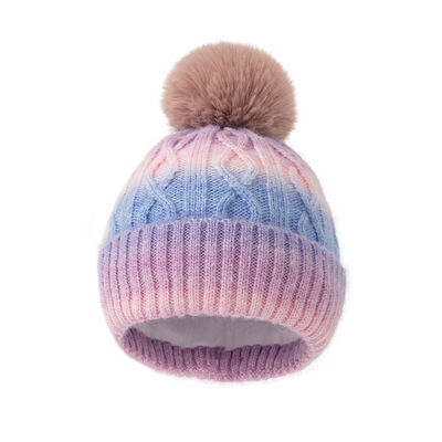 OEM gebreide bonnetjes hoeden Acryl polyester wol Merino stijl bonnet aanpasbaar Warm Comfortabel winter hoofdstuk