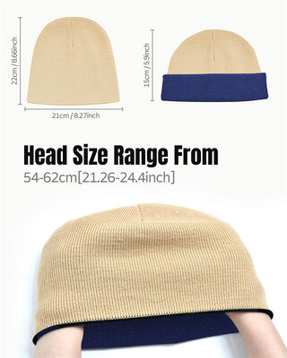 Customise Knit Beanie Hats Offering Adult Hat Circumference OEM OEM Services Ideaal voor retail distributie en marketing