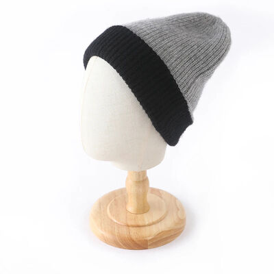 Custom Beanie Producers OEM manchet vouw Winter Cap Breien Hoed Borduur Logo