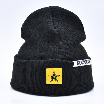 Designers Streetwear Custom Logo Winter Visser Gorras Zwarte bonen Hoeden met Custom logo Borduurwerk
