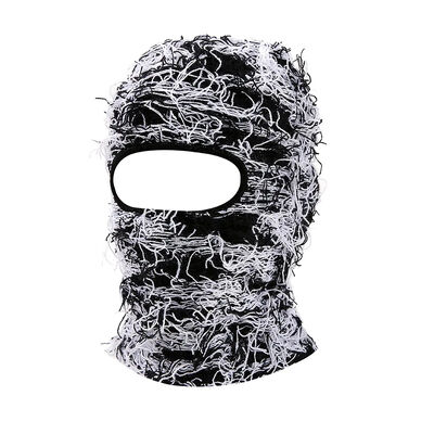 Noodlijdende bivakmuts skimasker op maat Volledig gezicht gebreide bivakmuts Winddicht Koel skimasker voor koud weer Camo gebreid gezichtsmasker