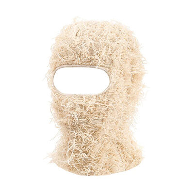 Noodlijdende bivakmuts skimasker op maat Volledig gezicht gebreide bivakmuts Winddicht Koel skimasker voor koud weer Camo gebreid gezichtsmasker