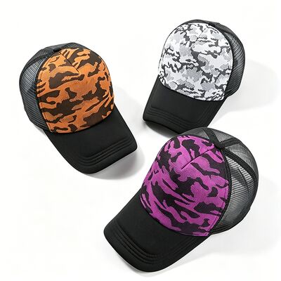 Hoog profiel trucker cap verstelbare snapback ademend mesh ontwerp perfect voor alle seizoenen buiten en binnen activiteiten