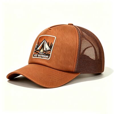 Cotton Sweatband trucker cap met 6 of aangepaste oogleden duurzame mesh panelen verstelbare snapback sluiting perfect voor buiten activiteiten
