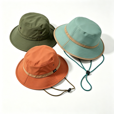 Custom Logo Leisure Bucket Hat met 20 jaar cap-ervaring geschikt voor zonnebescherming en modeverklaringen