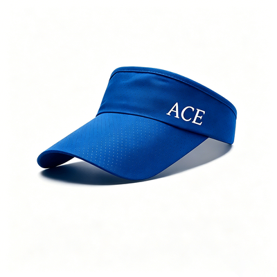 Verstelbare bandkap van 100 procent polyester, ideaal voor golf, tennis en andere buitensporten