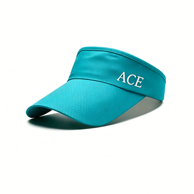 Verstelbare bandkap van 100 procent polyester, ideaal voor golf, tennis en andere buitensporten