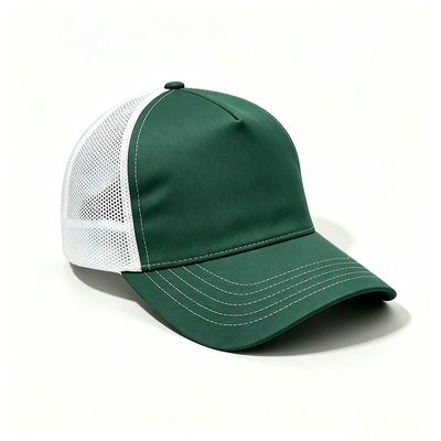 Oem aangeboden 5 panelen Trucker Cap Duurzaam 5 panelen Design Mesh Back Trucker Hoed Ideaal voor casual wear en zakelijke evenementen