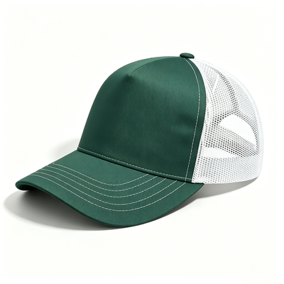 Oem aangeboden 5 panelen Trucker Cap Duurzaam 5 panelen Design Mesh Back Trucker Hoed Ideaal voor casual wear en zakelijke evenementen