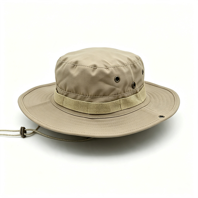 Lichtgewicht Ademend UPF50+ Zonbescherming Outdoor Boonie Hoed voor Wandelen Vissen en Kamperen